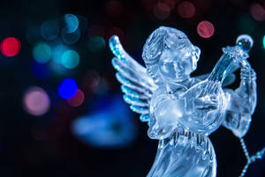 Glassjulengel figur bakgrunnsbilde — Juleengler Bakgrunner