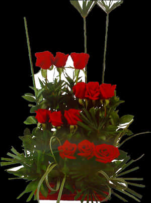 Arreglo De Rosas - Arreglos Florales De Rosas, HD Png Download