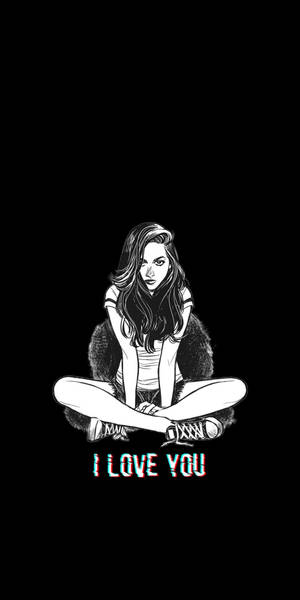 Emo Aesthetic Dame bakgrunn — Emo estetikk Bakgrunner