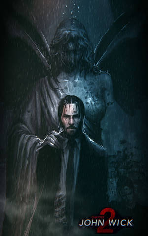Kult HD-kunstverk John Wick-bakgrunnsbilde — Redmi Pad 2 9.7 Bakgrunner