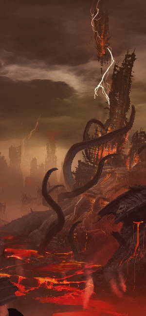 Helvete — Galaxy A27 Bakgrunner