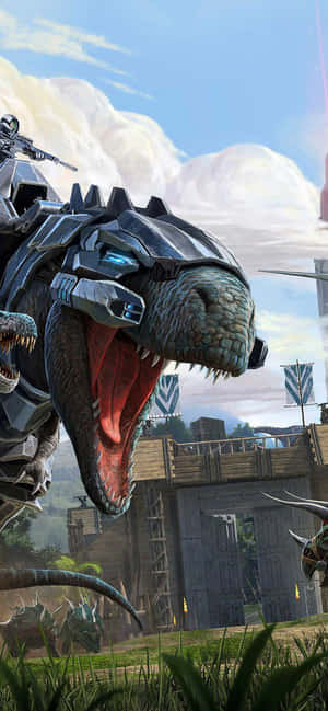 Ark Survival 4k — Xiaomi 18 Pro Bakgrunner
