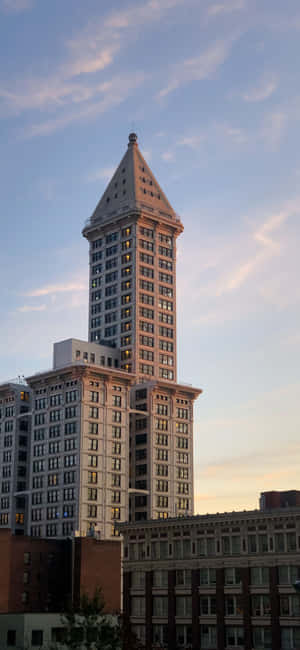 Iphone X Seattle Bakgrunn — Nøytral Bakgrunner
