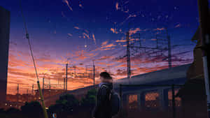 Anime City-bilder — Neonby Bakgrunner