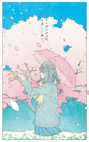 Japansk Anime Estetikk — Galaxy Tab S9 FE Bakgrunner