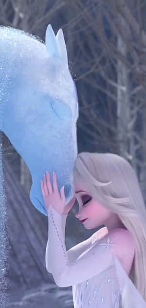 Frozen 2 Elsa hvit kjole — Xiaomi 17 Max Bakgrunner