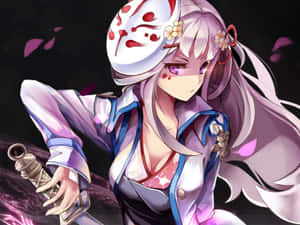 Lilla animebakgrunn