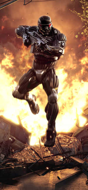 Iphone Xs Max Crysis Warhead Bakgrunn — iPhone 16 Plus Bakgrunner