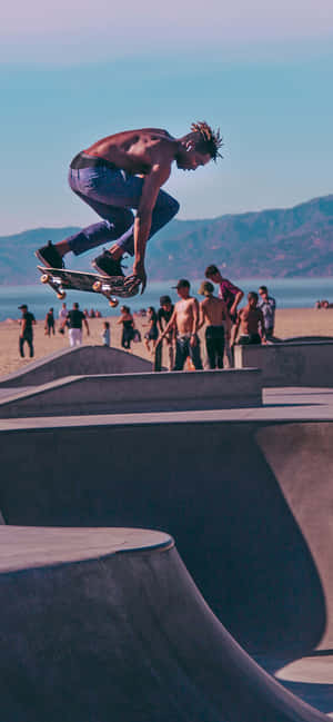 Skater — iPhone 15 Pro Bakgrunner