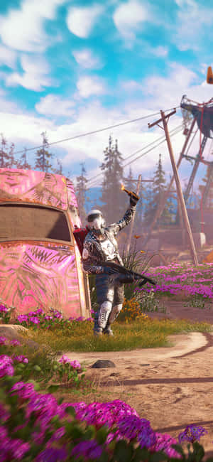Far Cry New Dawn-bakgrunn — iPhone 14 Bakgrunner