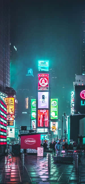 Neonby-estetikk — Galaxy A18 Bakgrunner