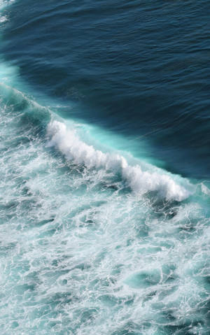 Ombre Ocean Waves wallpaper — Lenovo Tab Bakgrunner