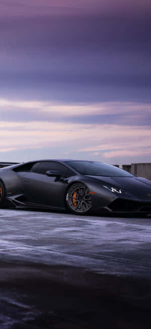 Black Lamborghini Iphone — Vivo X300 FE Bakgrunner