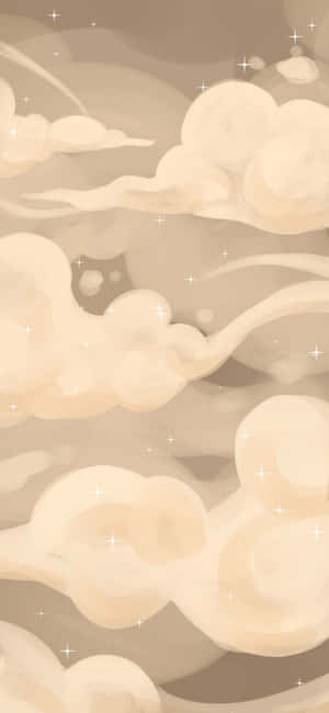 Beige estetiske bilder — Himmel Bakgrunner