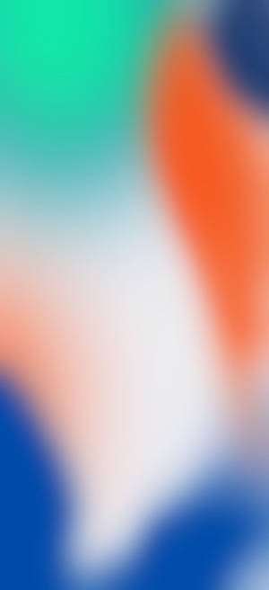 904x1976 iOS 11, iPhone X, oransje, grønt, blått, Stock, abstrakt, apple — iPhone X Bakgrunner