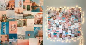 Estetiske collagebilder — Estetisk collage Bakgrunner