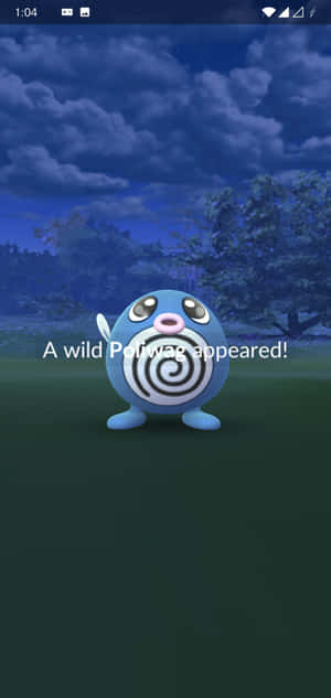 En vill Poliwag dukket opp — Oppo Reno15 Pro Bakgrunner