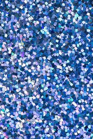 Enkel blå estetisk glitter