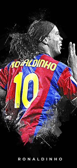 Enkel Ronaldinho Kunst bakgrunn — iPhone Air Bakgrunner