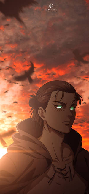 Eren Yeager Estetisk Anime iPhone