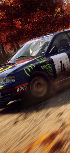 Iphone Xs Dirt Rally Bakgrunn — Høst Bakgrunner