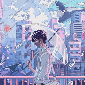 Estetisk anime-gutt PFP