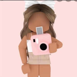 Estetisk Roblox-avatar med fargerik makeover — Estetisk Roblox Bakgrunner