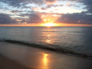Strand solnedgang bilder — Strandsolnedgang Bakgrunner