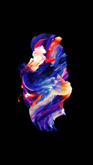 AMOLED digital kunstbakgrunn med smurt maling i varierende nyanser. — AMOLED Bakgrunner