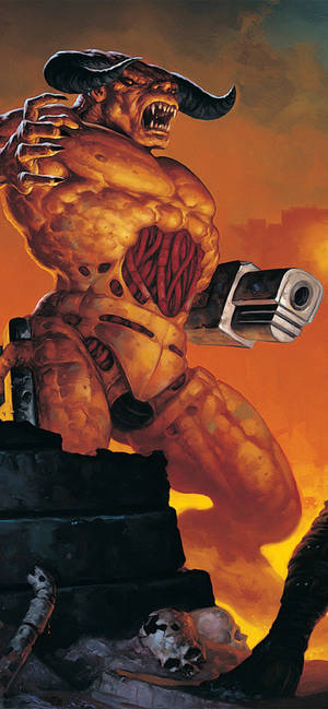 Doom-telefon — Galaxy A07 Bakgrunner