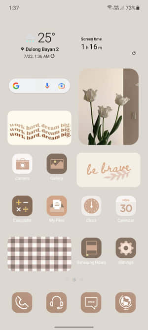 Estetiske Widgets-bilder — OnePlus Nord CE6 Bakgrunner