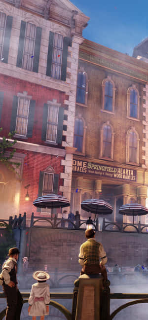 Iphone Xs Max Bioshock Infinite Bakgrunn — OnePlus 13 Bakgrunner