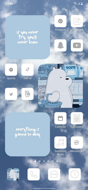 Estetiske widgets bilder — iPhone 11 Pro Bakgrunner
