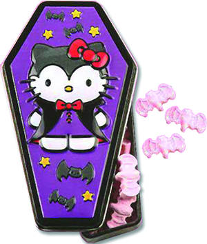 Hello Kitty Halloween-kiste-bakgrunn — Hello Kitty Halloween Bakgrunner