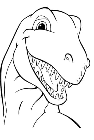 Fargeleggingsbilder av dinosaurer — iPad Pro 11 Bakgrunner