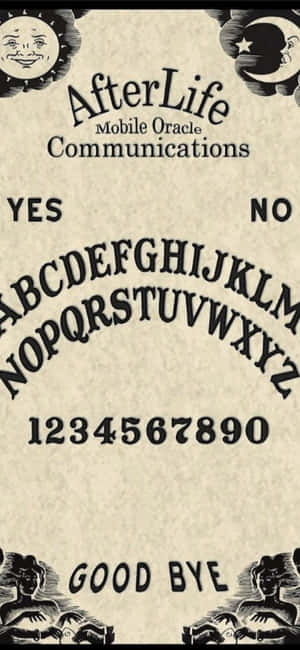 Et vintage Ouija-brett på en mystisk treoverflate. — Xiaomi 15T Bakgrunner