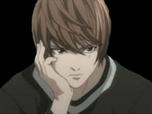 Ettertenksom animekarakter Light Yagami
