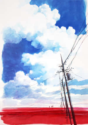 Evangelion 30 10 — Vivo Pad5 Bakgrunner