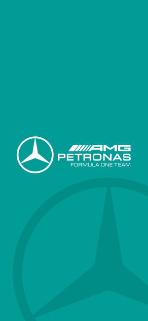 F1 iPhone AMG Petronas Teal Logo — Samsung S23 Bakgrunner