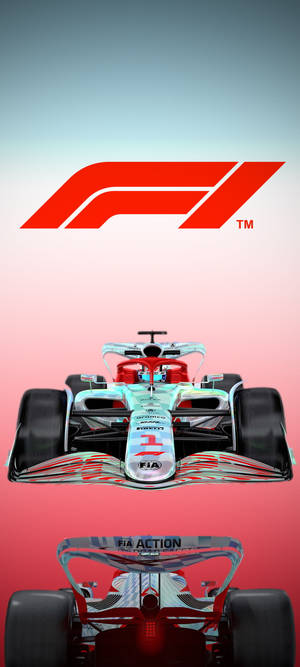 F1 iPhone logo gradientbakgrunn — Pixel 11 Bakgrunner