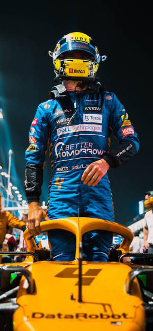 F1 iPhone Norris 2021 Saudi-Arabias GP — Galaxy Note Bakgrunner