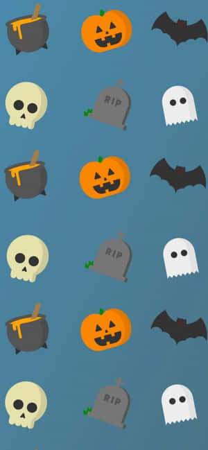Få Halloween-stemningen med denne festlige iPhone-bakgrunnen. — Moto G77 Bakgrunner