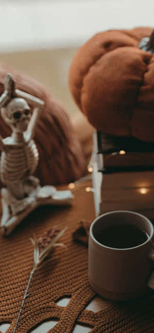 Få skrekken i gang til Halloween med dette festlige iPhone-bakgrunnsbildet — Galaxy S25 Ultra Bakgrunner