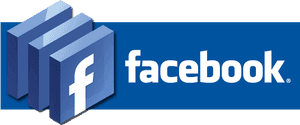 Facebook Logo 3D-effekt