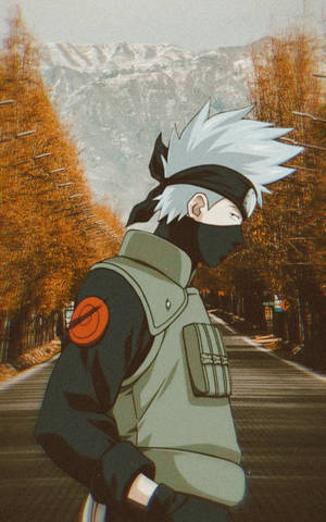 Fanart kult Kakashi-bilde — Xiaomi Pad Mini Bakgrunner