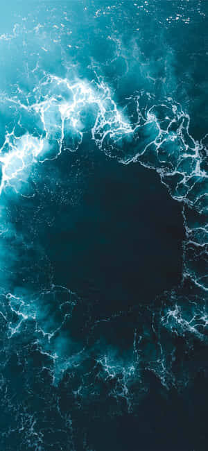 Ocean Aesthetic Phone — iPhone 14 Pro Bakgrunner