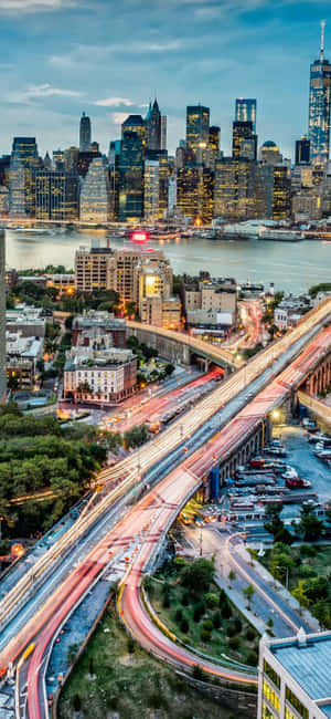 iPhone X New York Bakgrunn — IQOO Bakgrunner