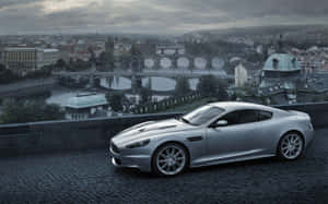 Fantastisk Aston Martin Vanquish klar for en kjøretur — 1280x800 Bakgrunner