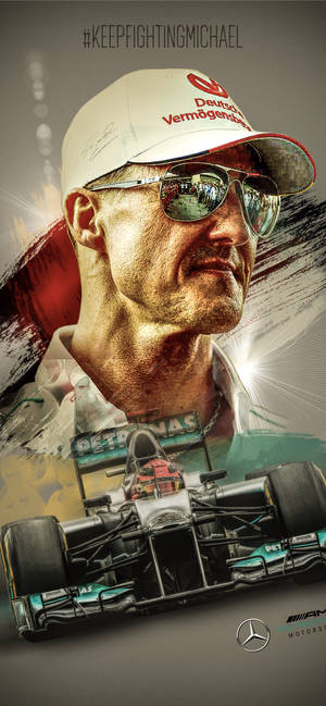 Fantastisk Michael Schumacher Telefon bakgrunnsbilde. — iPhone 15 Pro Max Bakgrunner