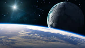 Fantastisk utsikt over det kosmiske landskapet — Verdensrommet GIF Bakgrunner